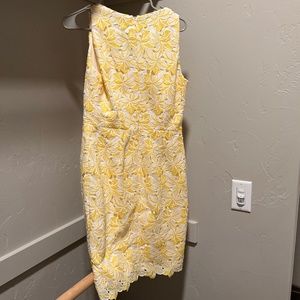 White House Black Market Yellow Dress
